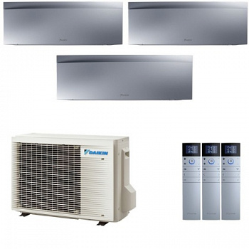 Мульти сплит-система Daikin 3MXM68N9(A) / FTXJ25AS на 3 комнаты с установкой